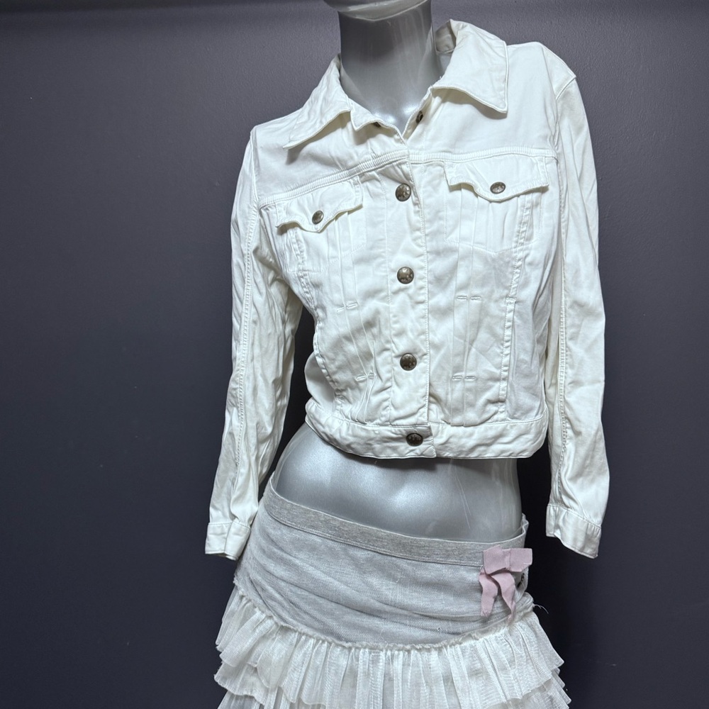 Guess Y2K Off White Lightweight Jacket